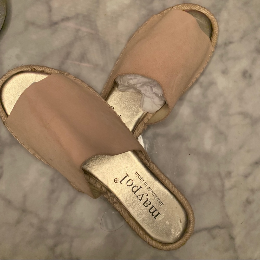 Maypol flat tan sandals